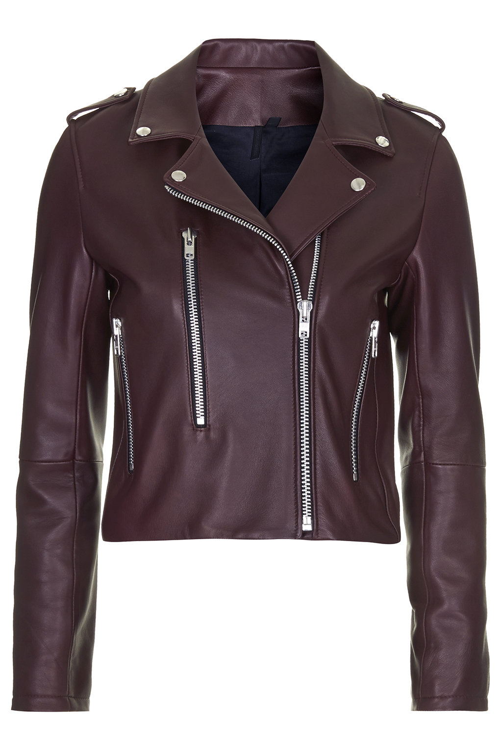 NEAT LEATHER BIKER JACKET BY BOUTIQUE