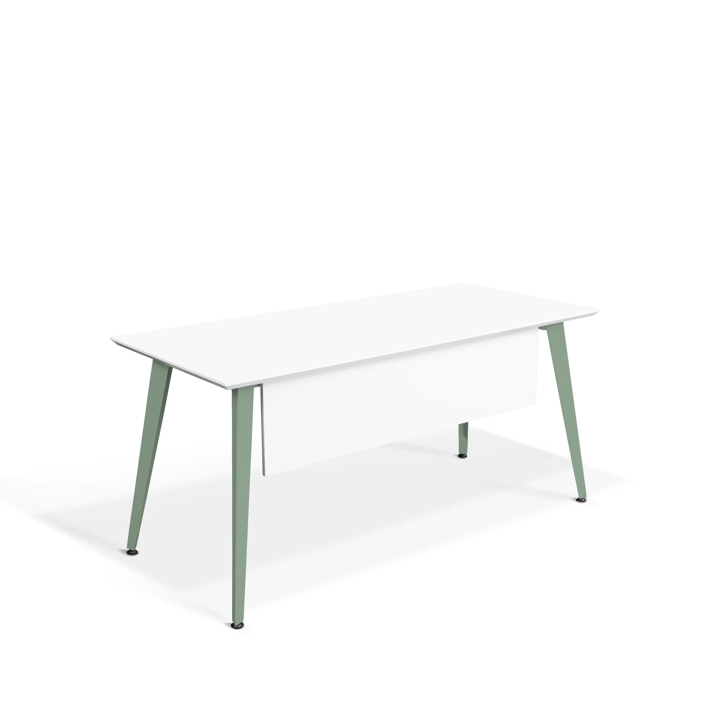 Escritorio QUATTRO  1.60m snow / salvia