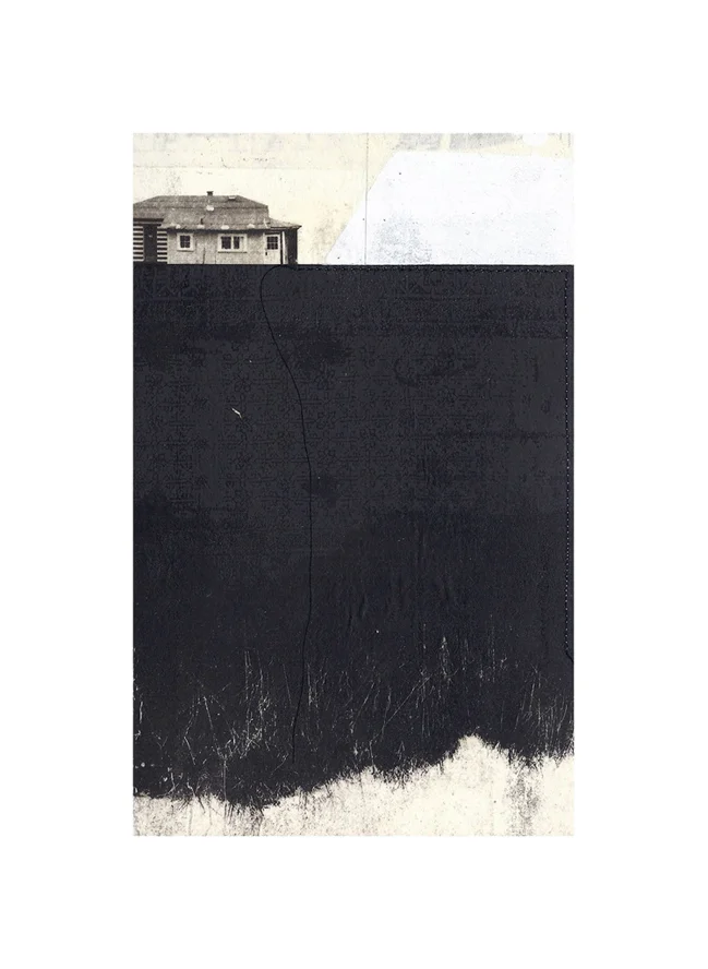 Davies Orchard Intaglio, screen print, chine colle, thread 15" x 11", 2012