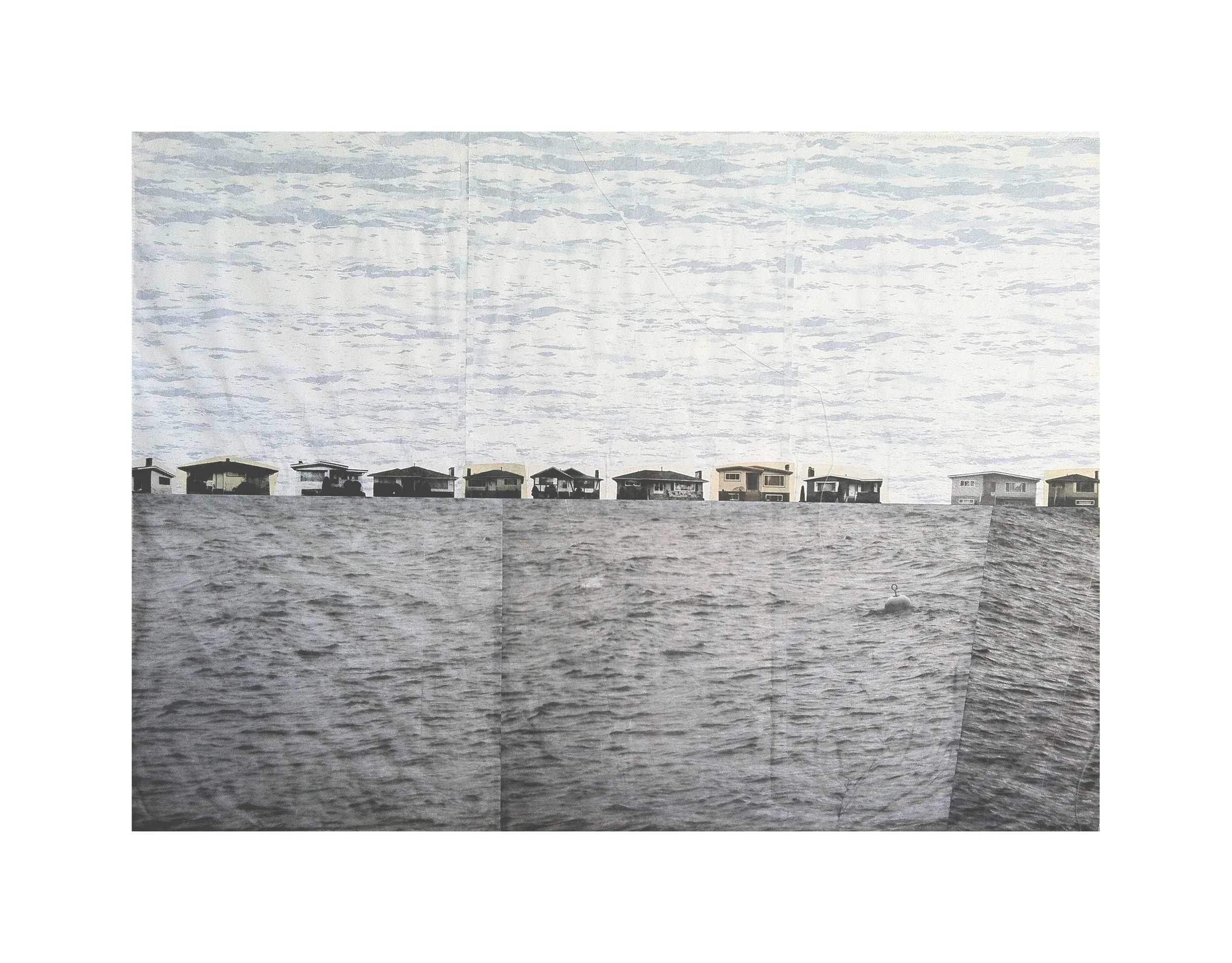 Floating Specials Etching, silkscreen, chine colle 37.5" x 46.5", 2008