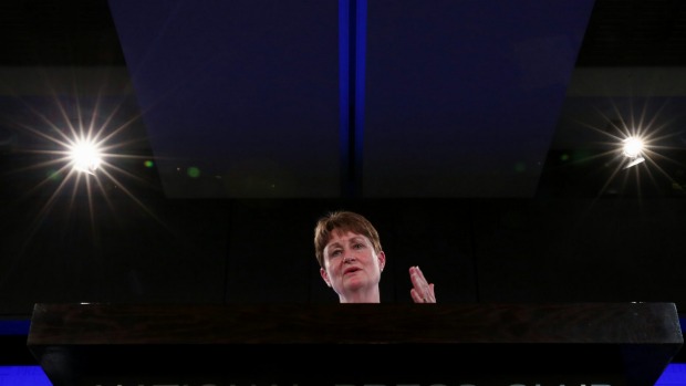 Business Council of Australia president Catherine Livingstone says the gap between the digital literacy of our young people and that of our competitor nations is increasing. Alex Ellinghausen