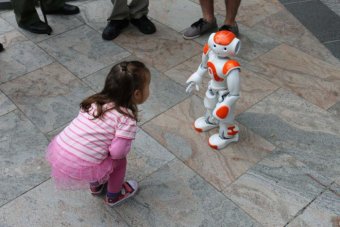 PHOTO: Young Australians will face a working environment where increasing numbers of jobs will be automated or performed by robots (ABC News: Patrick Williams)