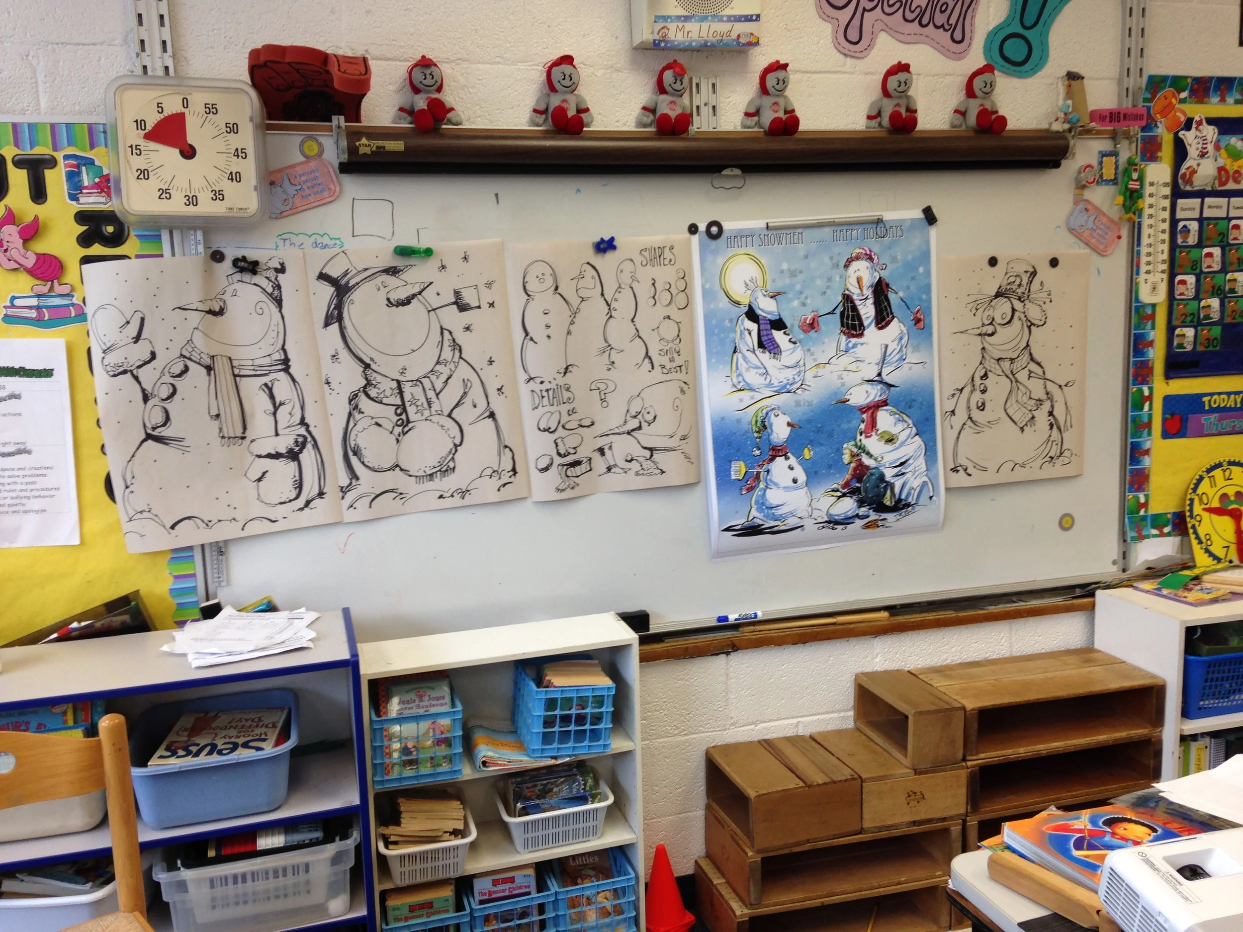 art parent snowmen