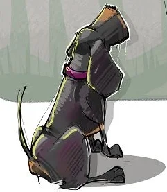 A boy and his dog