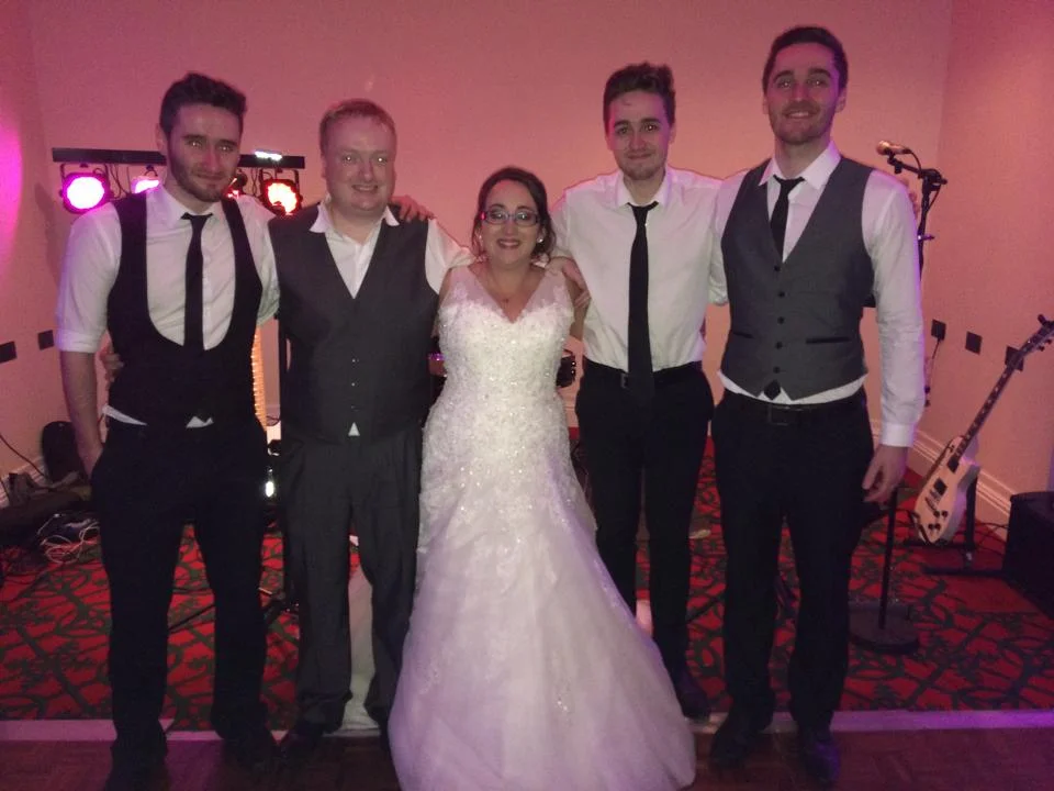 Amazing night, everyone loved you!! Seriously dudes. We say this not because it was our wedding but you guys are amazing live. Utterly brilliant. EVERYONE commented on you guys. You made our wedding. Thank you so much, hope you enjoyed your sweets! Louise and Davie Speirs xx