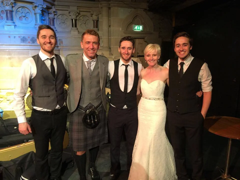 Thank you so much Dario, Luciano and Gary, you were outstanding. All our guests have been raving about you, so glad you were part of our day, and you certainly got the party started and kept it that way all night. Apologies about the woeful ceilidh dancing again!! Lori and Scott xxx