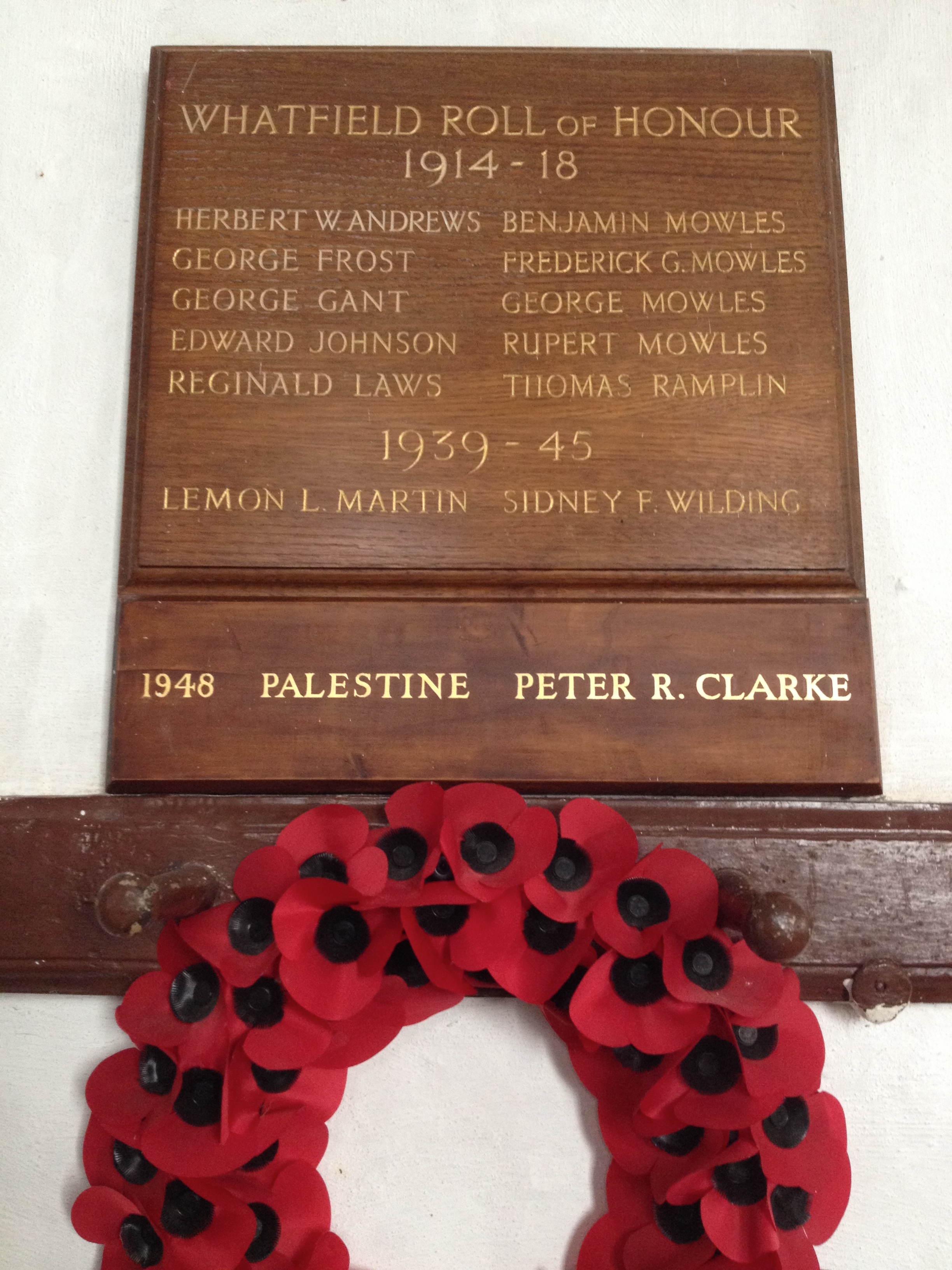 Whatfield Great War Memorial