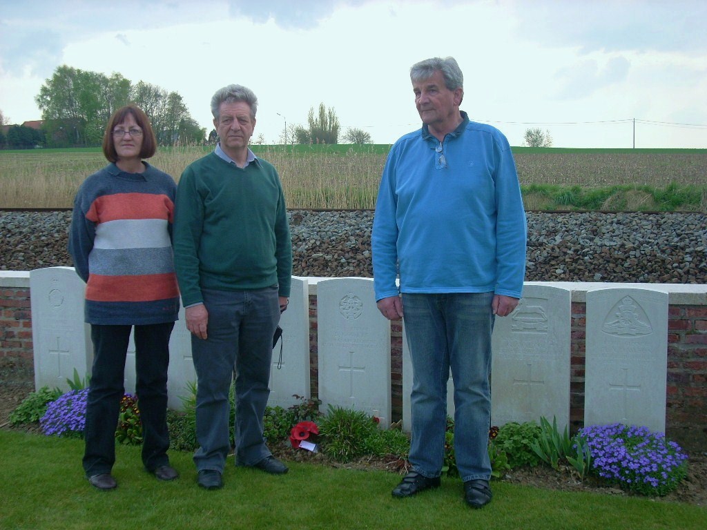 Anne, Peter & Graham, Bertie's grandchildren