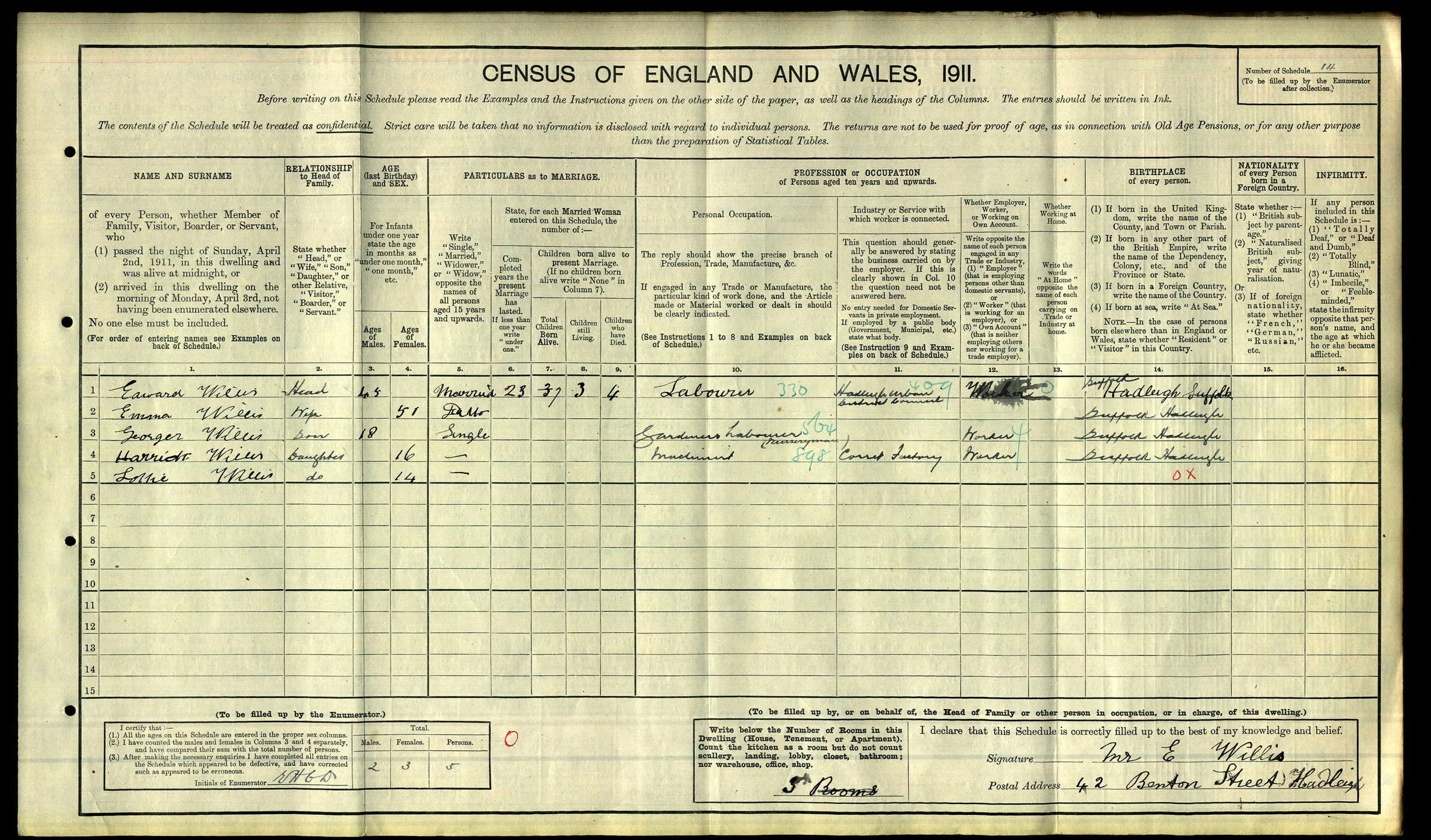 1911 Census