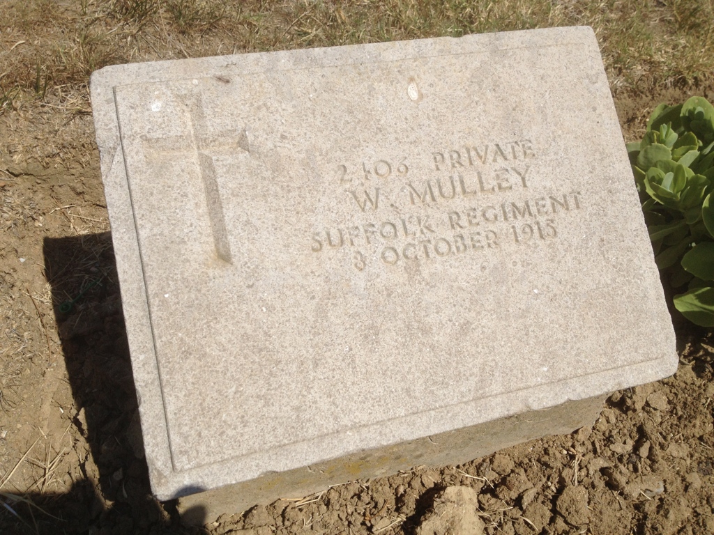 William's headstone
