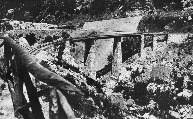 Railway bridge constructed on the Berlin to Bagdad railway line near Hadki Kiri