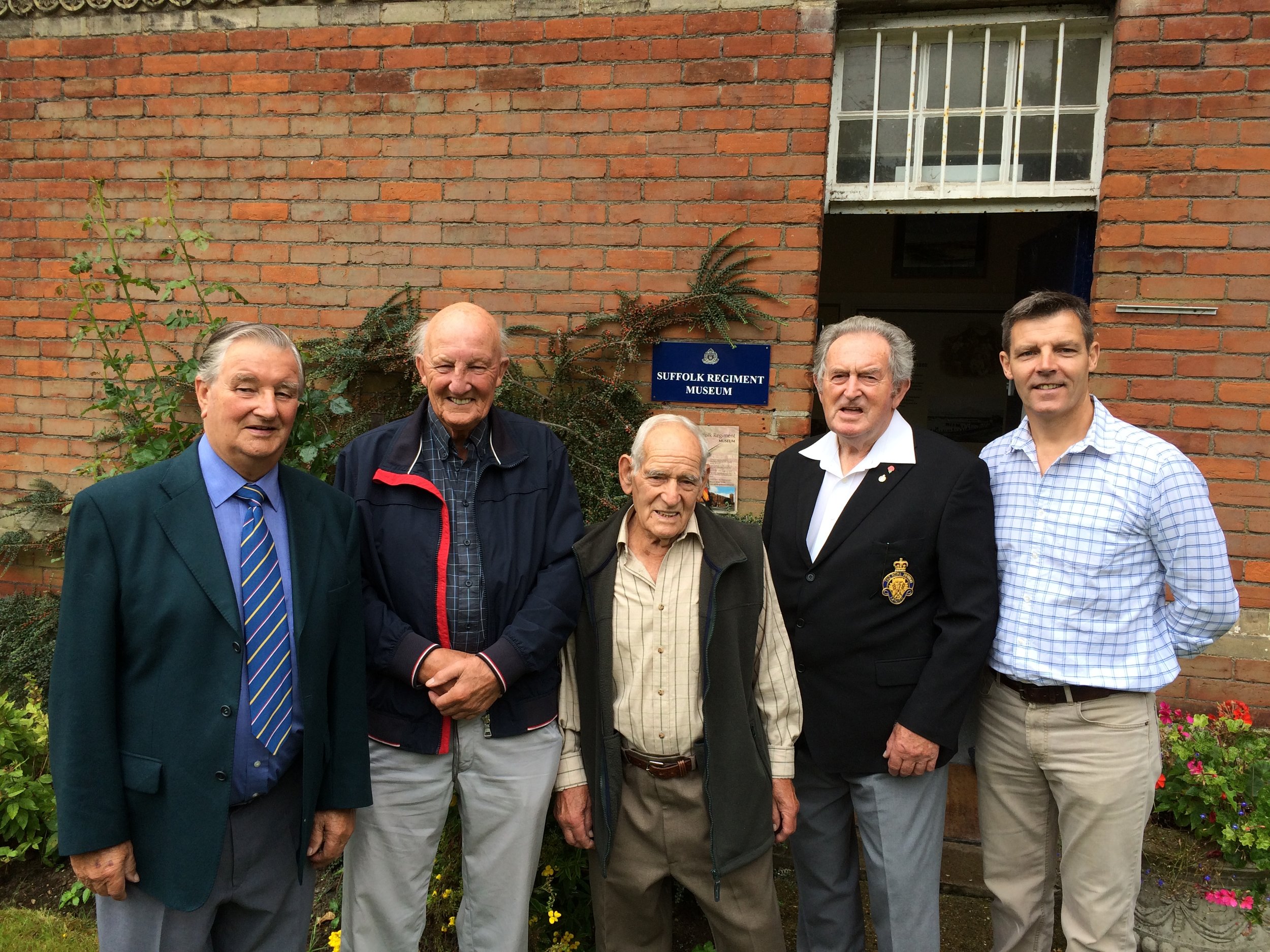 L-R; Vernon Leathers, Terry Wiles, Harry Hughes, Len Davis, Mark Brennan