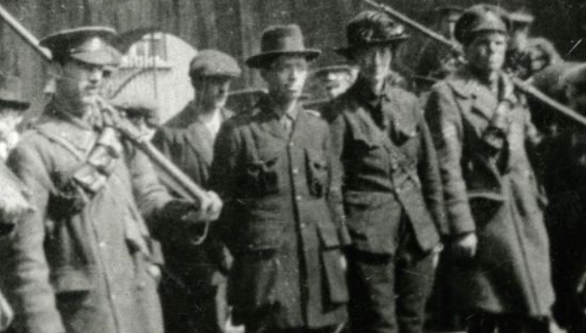 We do not have any photographs of Frederick, however this photograph shows Countess Markievicz under arrest and being escorted by two British soldiers in what looks like the 4th Hussars uniform. It is possible that Frederick could be the one on the left