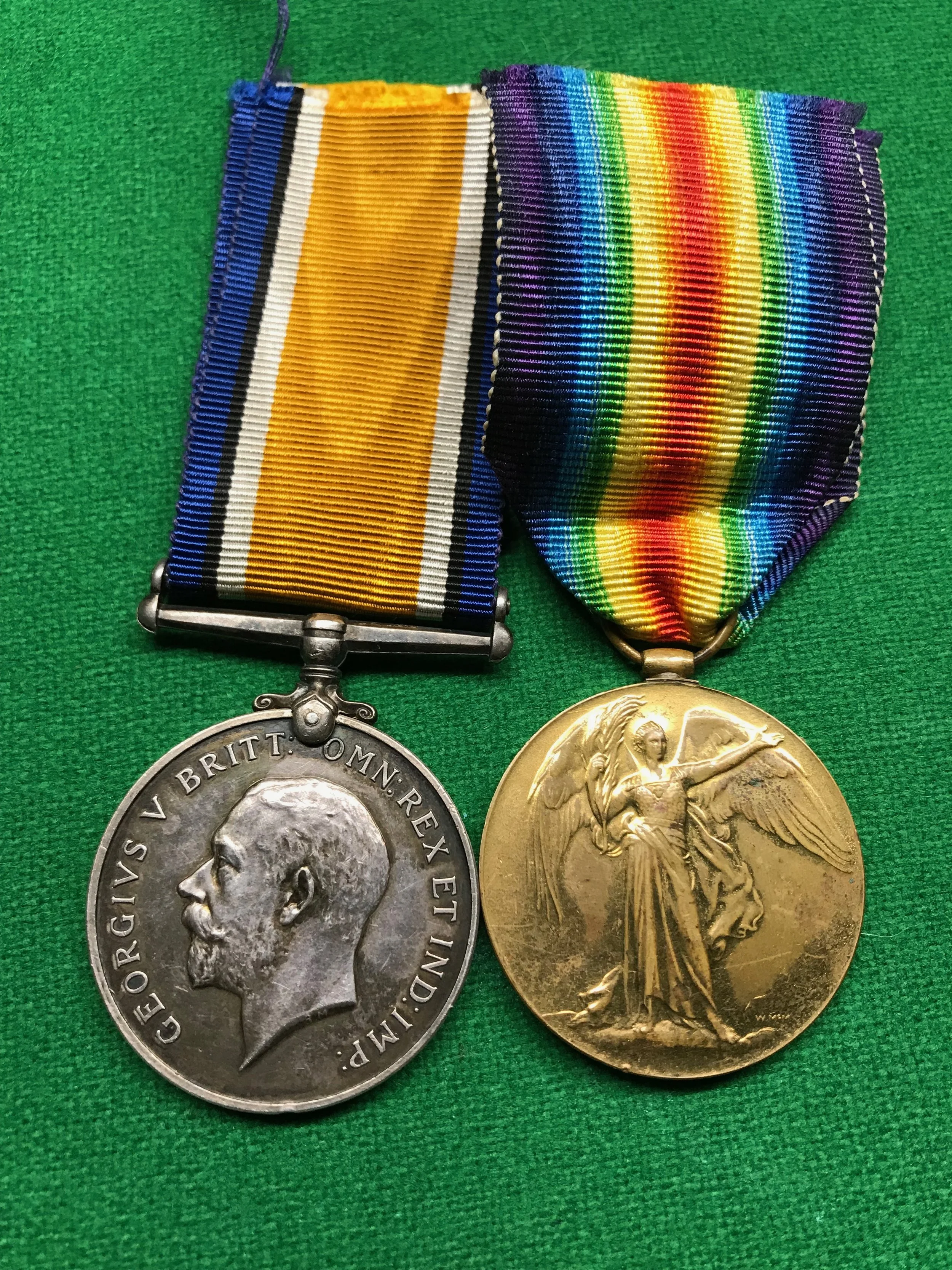 These are Bertram’s actual medals which in 2019 are owned by his grandson.