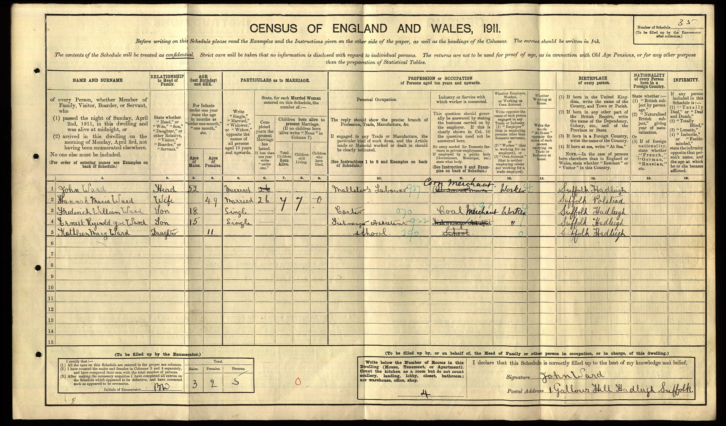 anc 1911 census Ernest Ward.jpg