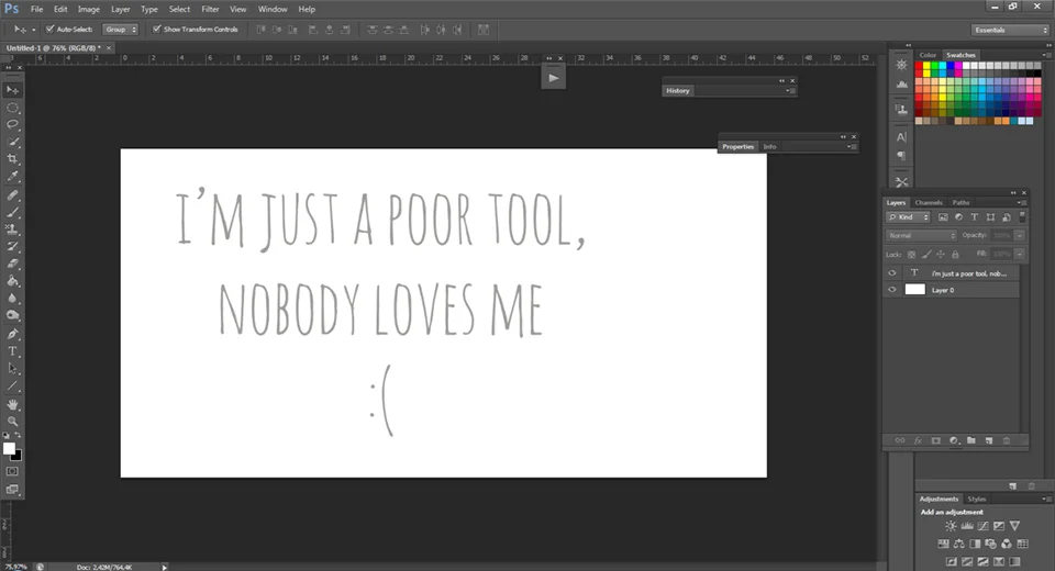 Photoshop's Problems