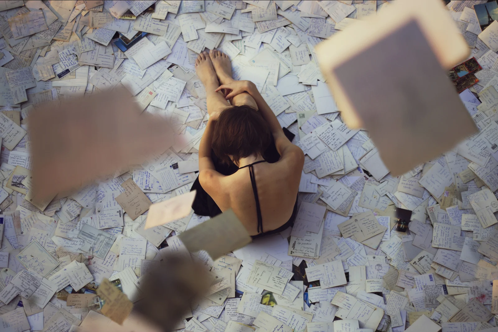 Before/after of Haunting Memories