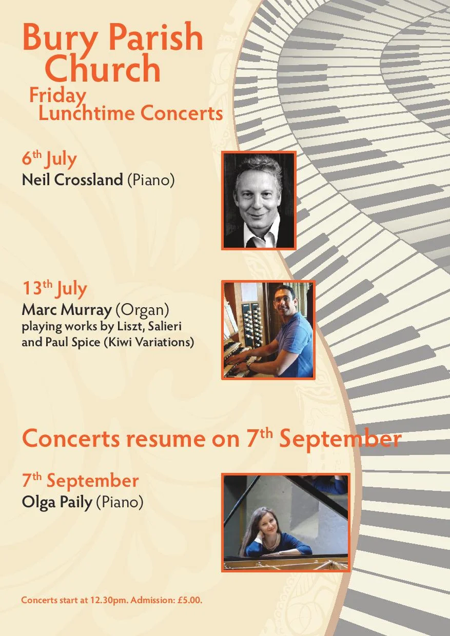 Lunchtime Concerts for July