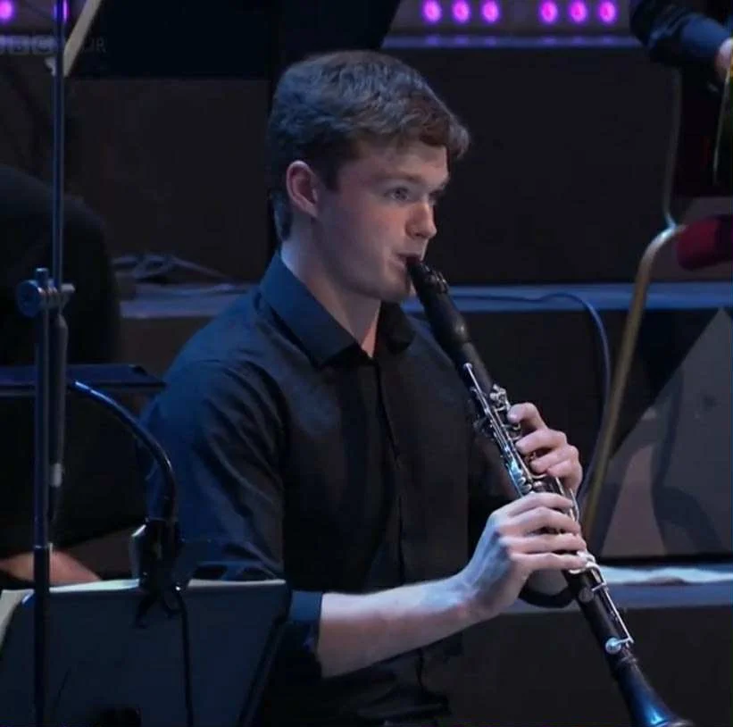 Nathan Kenworthy (clarinet) and Hanna Csermely (piano)