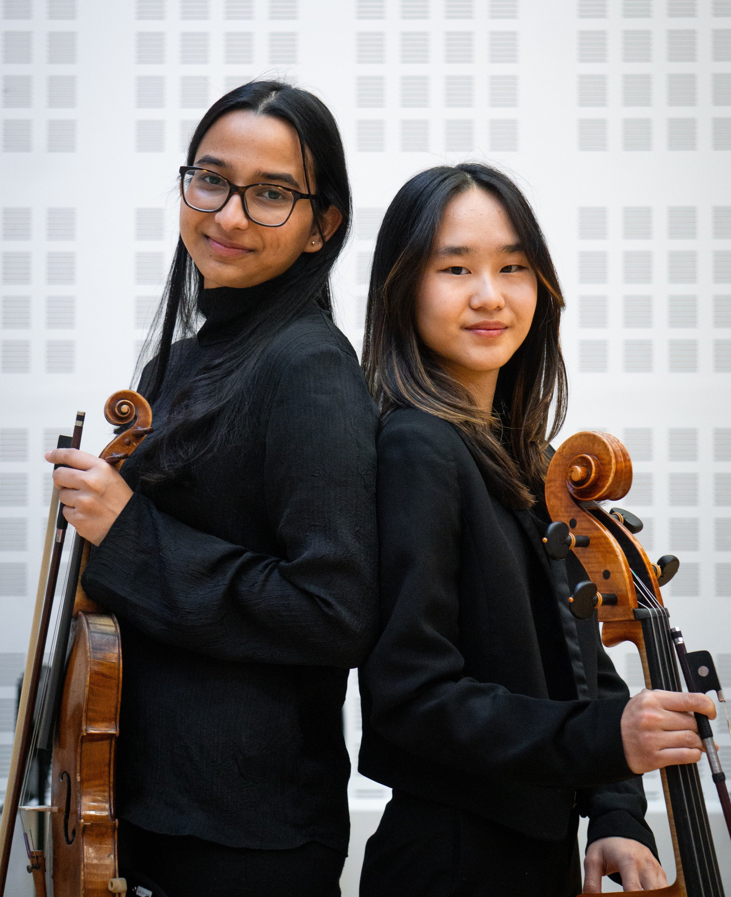 Aster Duo (Nyra Jain – violin and Chloe Chen – cello)