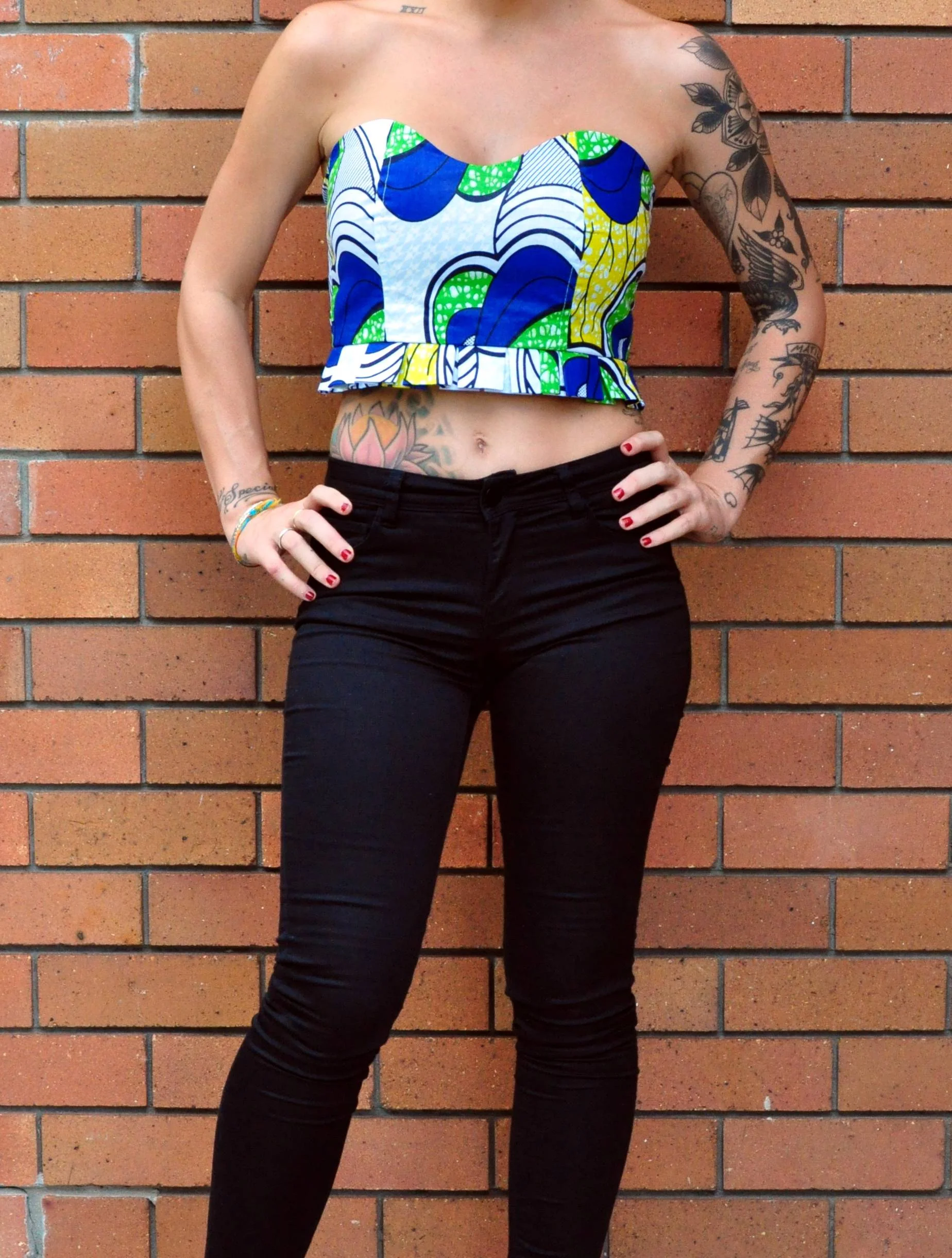 Crop Top Corset Style