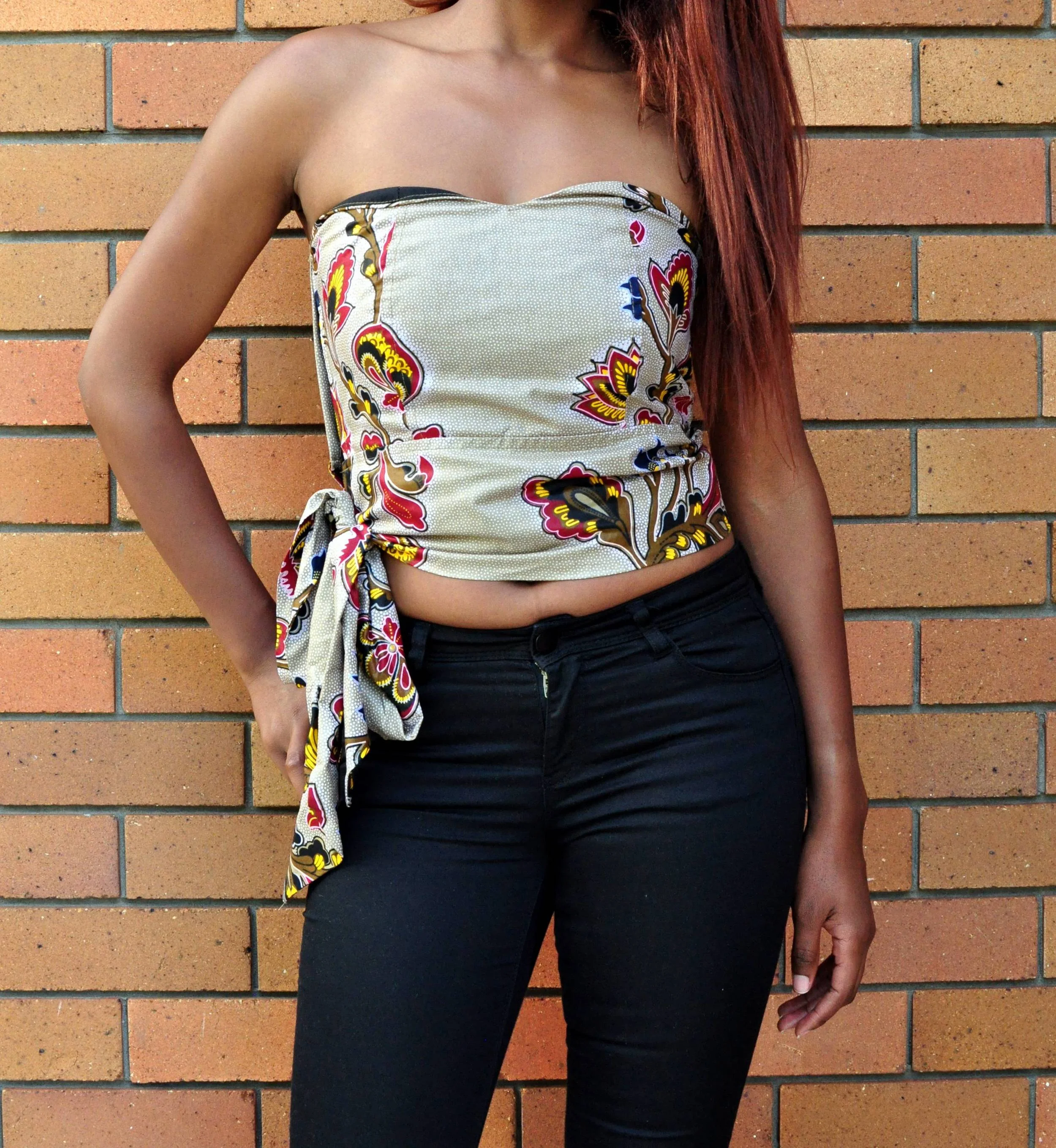 Boob Tube Top with Ribbon