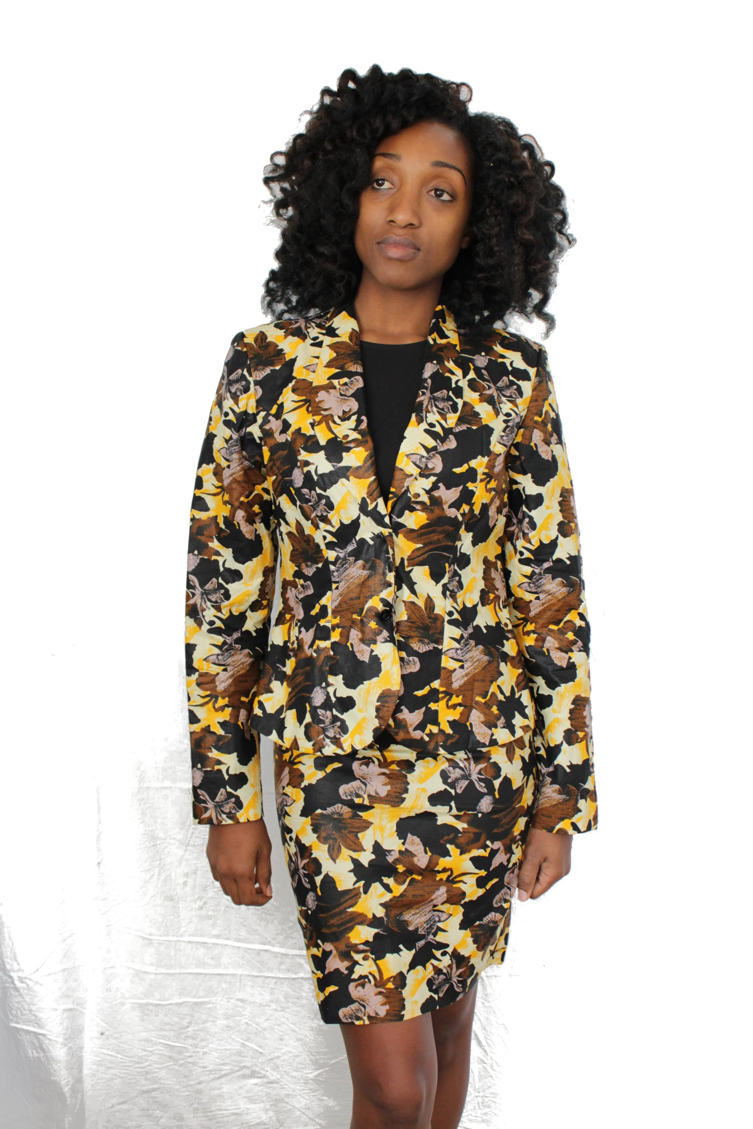Chitenge Business Jacket & Skirt