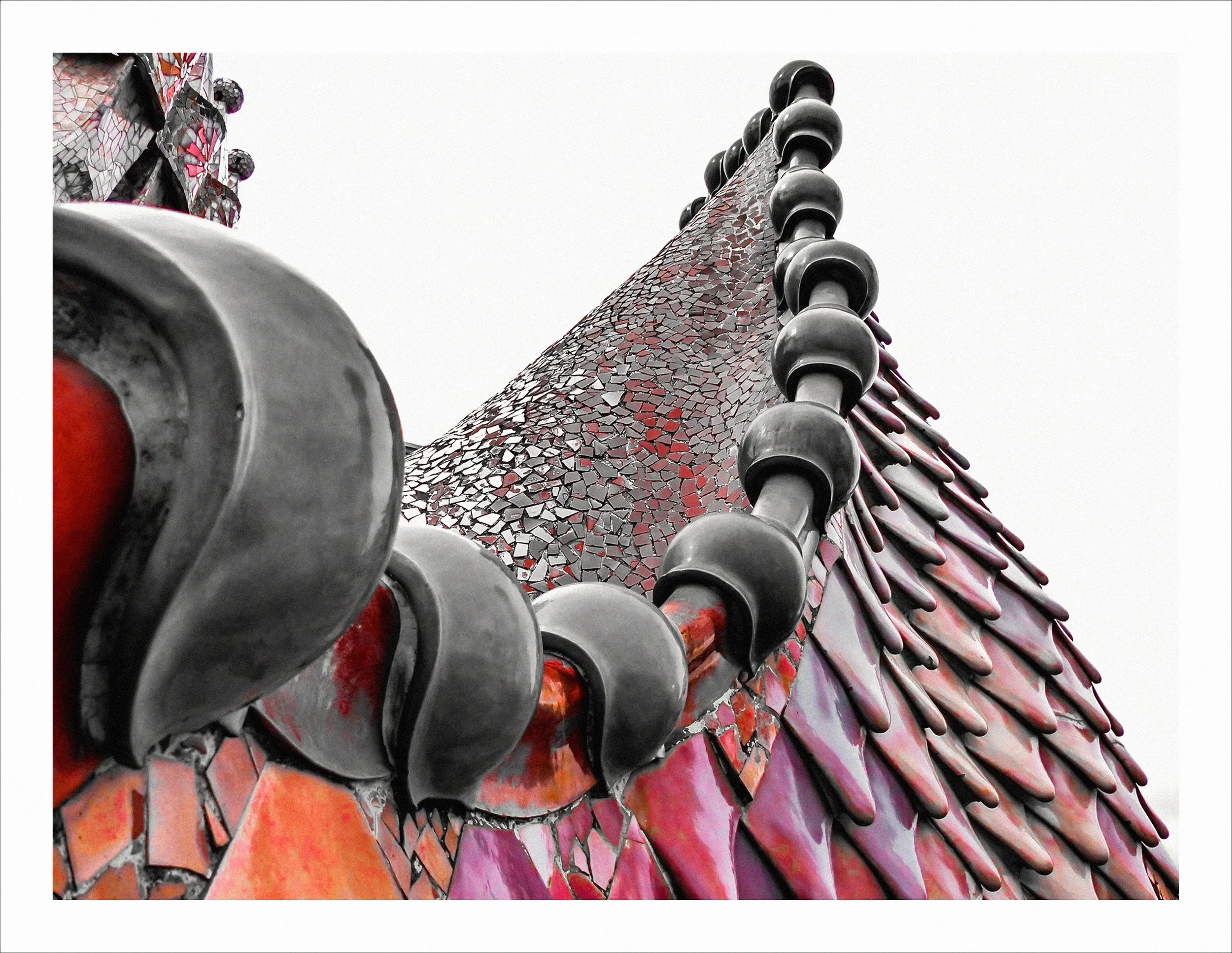 Tejado. Barcelona / Arquitecto Antoni Gaudí