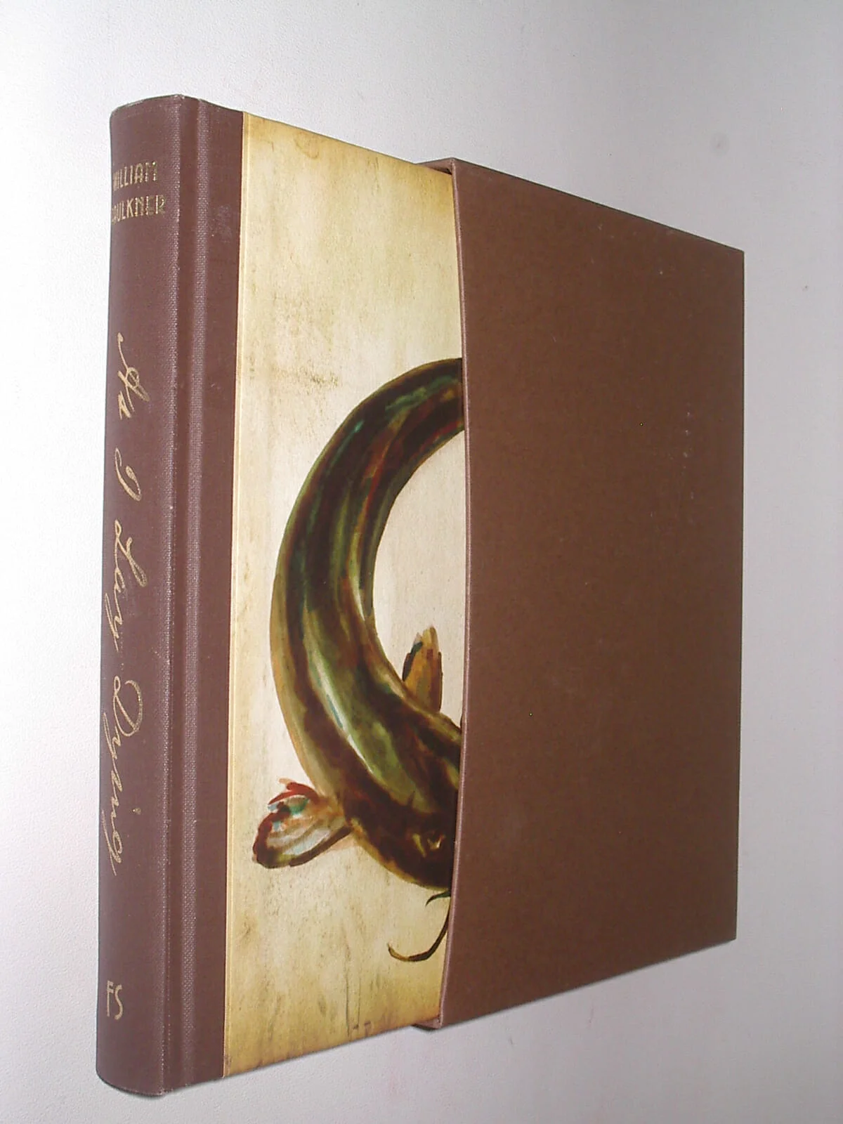 La edición de «Mientras agonizo» de Folio Society con prefacio de William Gay.