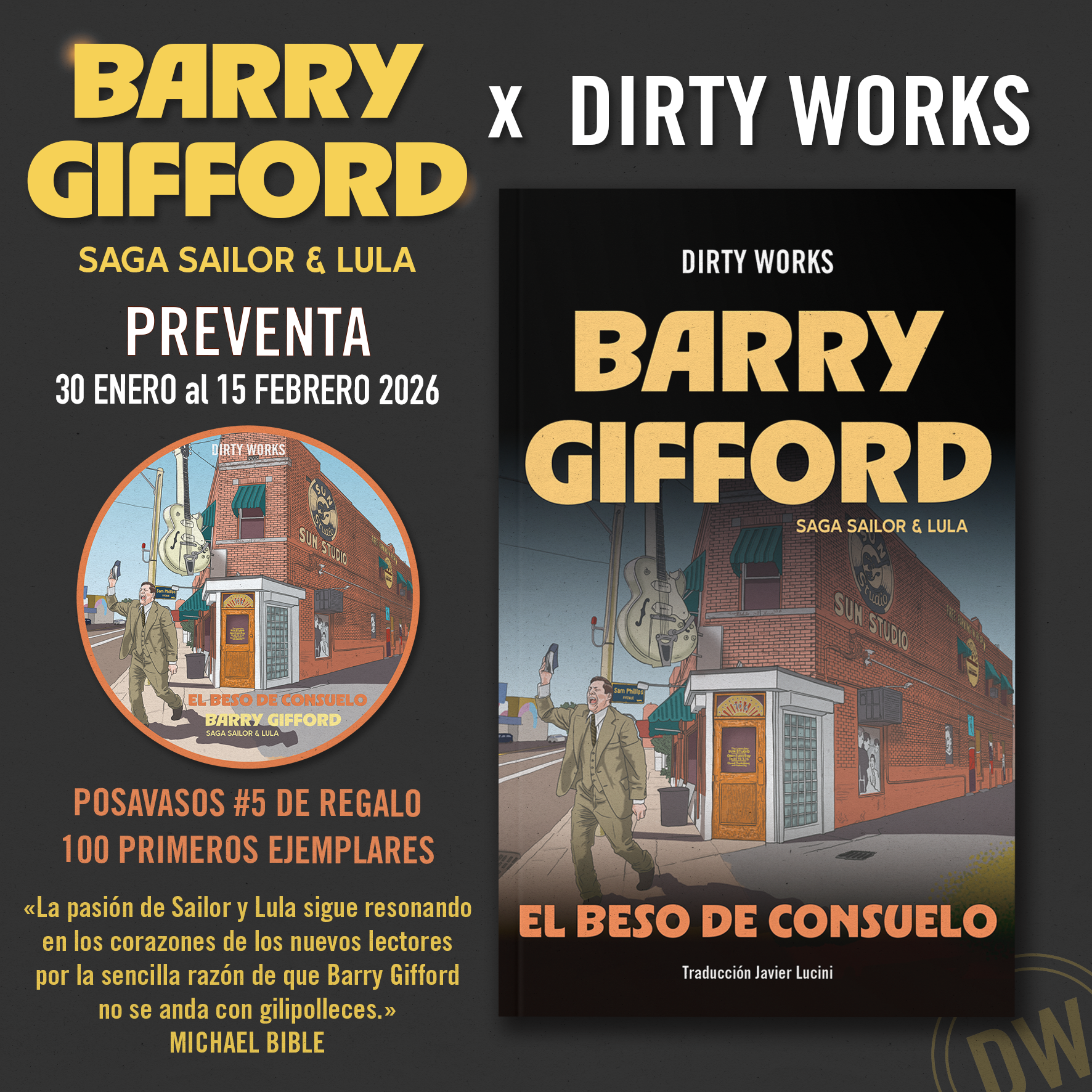 El beso de Consuelo. Nº5 Saga Sailor & Lula - Barry Gifford