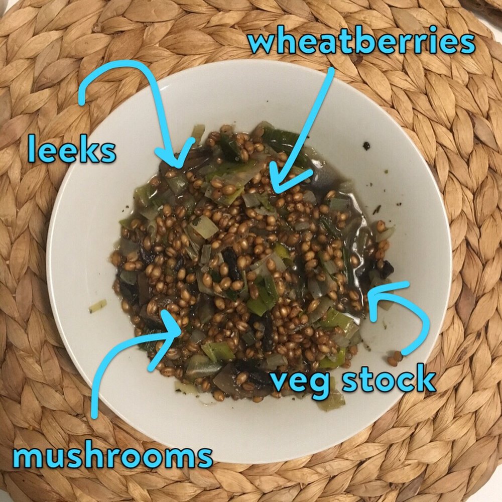 RECIPE : CHARLOTTE'S WHEAT BERRY RISOTTO — Trenchmore Farm