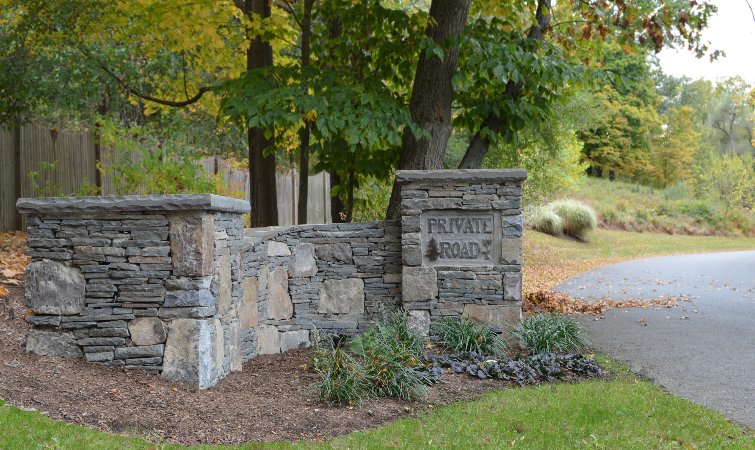 Welcome Home, Natural Stone!Hudson Valley Landscape Entrances -Landworx ...