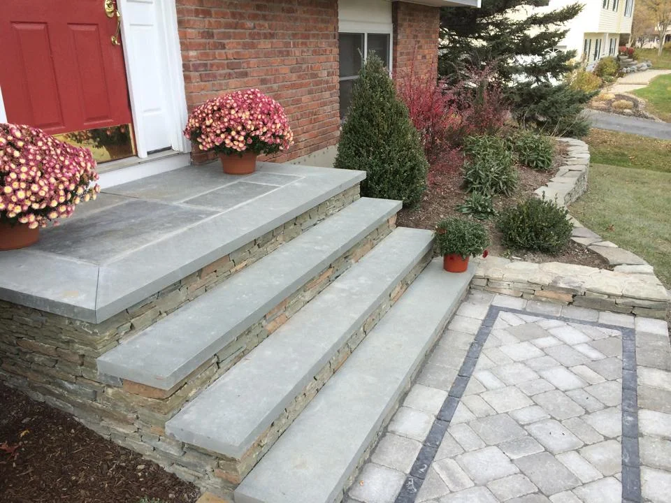Landscaping ideas in Chester NY for front steps