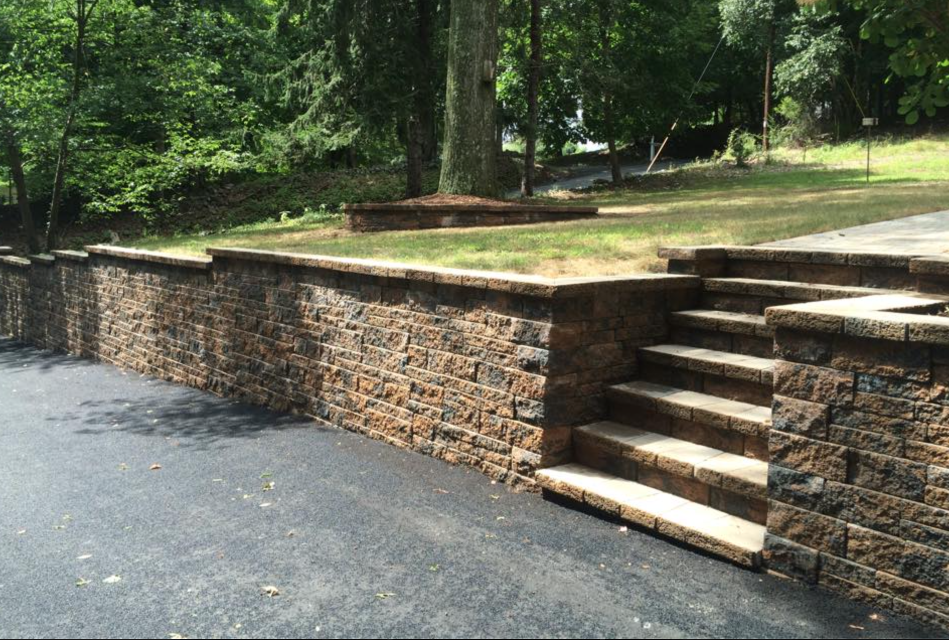 High-quality retaining wall in Warwick NY