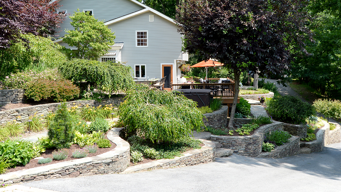 6 Landscaping Ideas For Sloping Yards, Sloped Backyard Landscape Design
