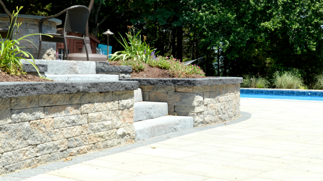 Retaining Wall Options Natural Stone Concrete Veneer Or Painted Plaster Landworx Of Ny Landscape Design And Build Goshen Hudson Valley Landscaping Company - Stone Veneer Concrete Retaining Wall Retaining Wall Options Natural Stone Concrete Veneer Or Painted Plaster Landworx Of Ny Landscape Design And Build Goshen Hudson Valley Landscaping Company - Stone Veneer Concrete Retaining Wall
