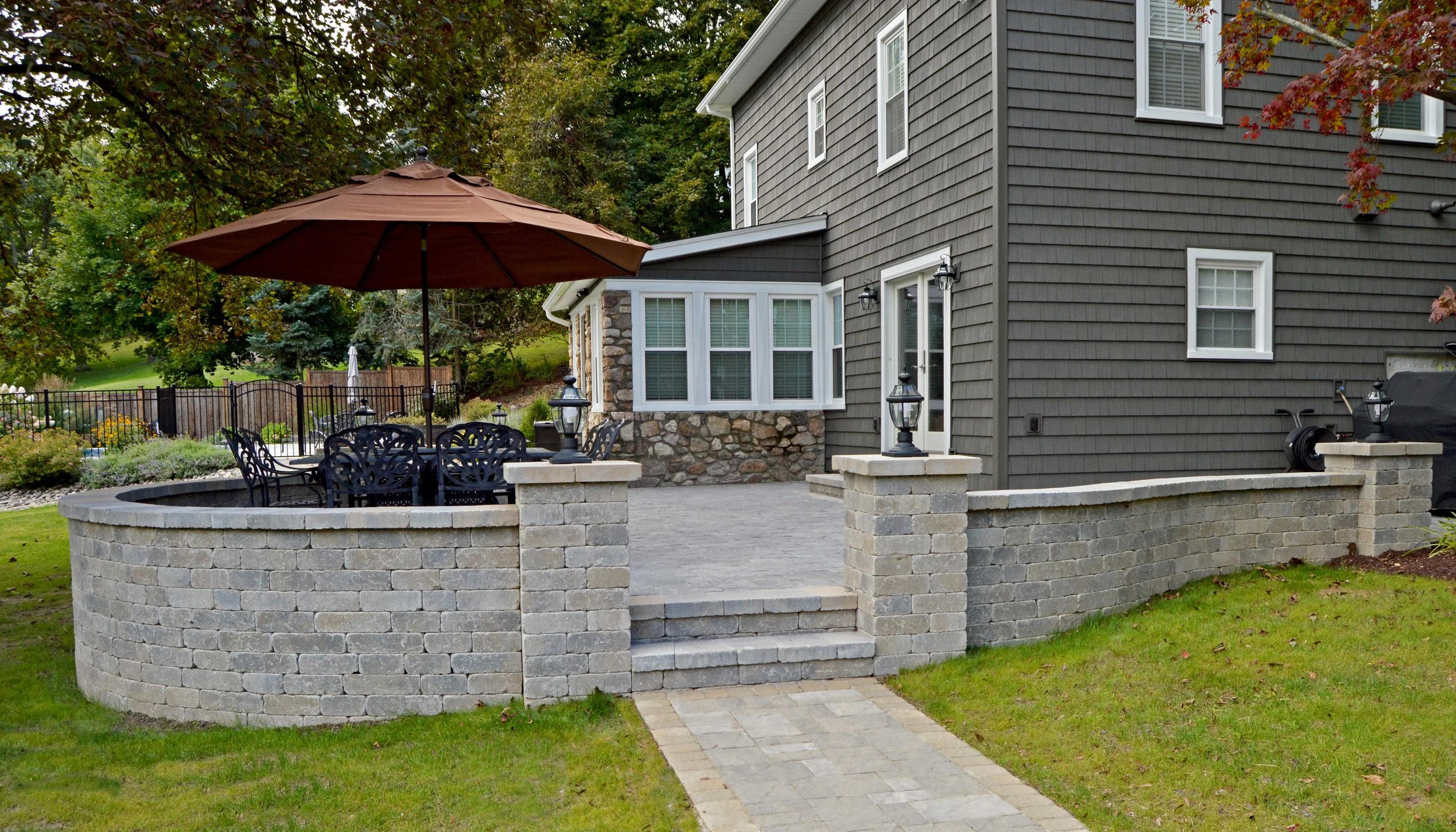 driveway with pavers in Goshen, NY