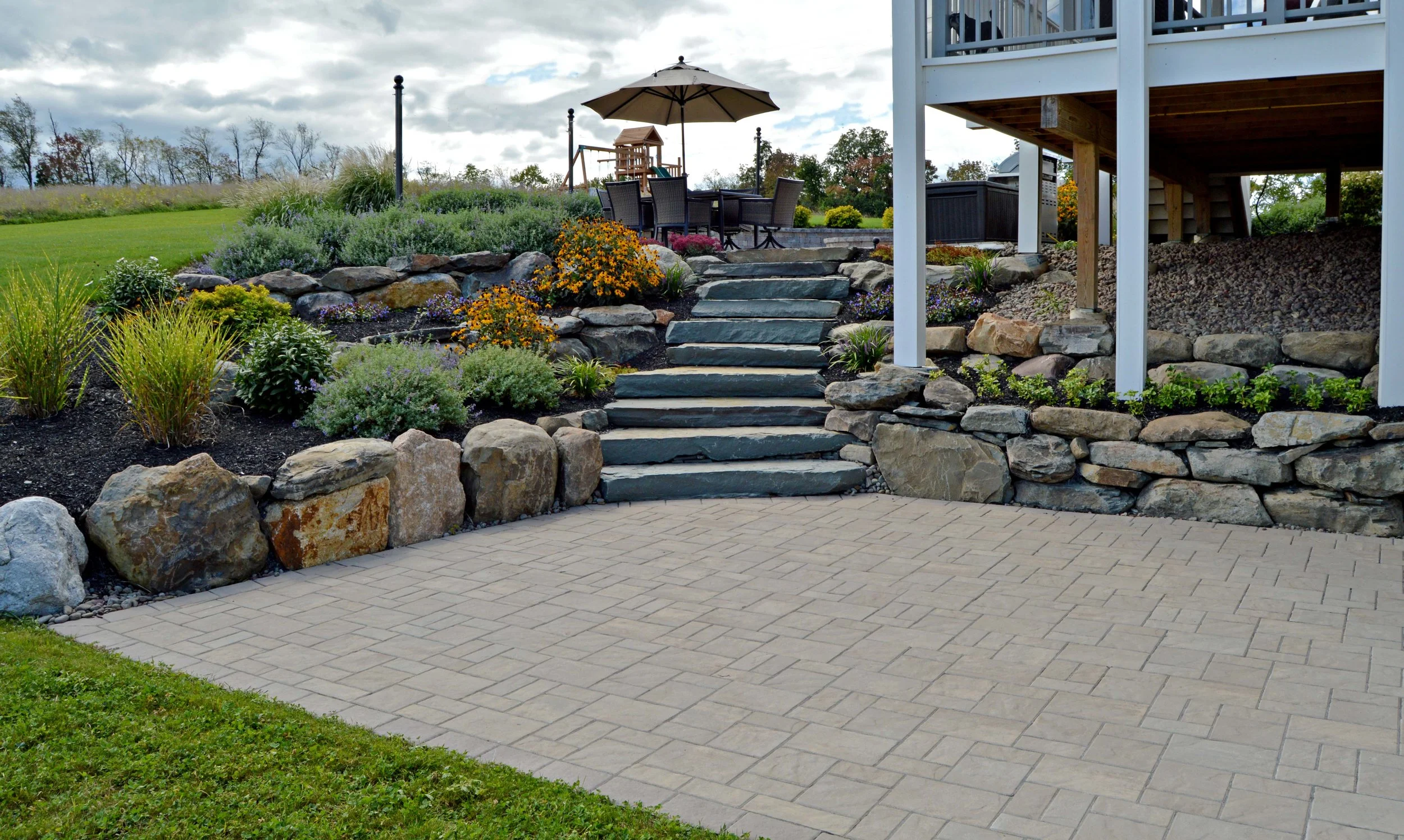 driveway with pavers in Goshen, NY