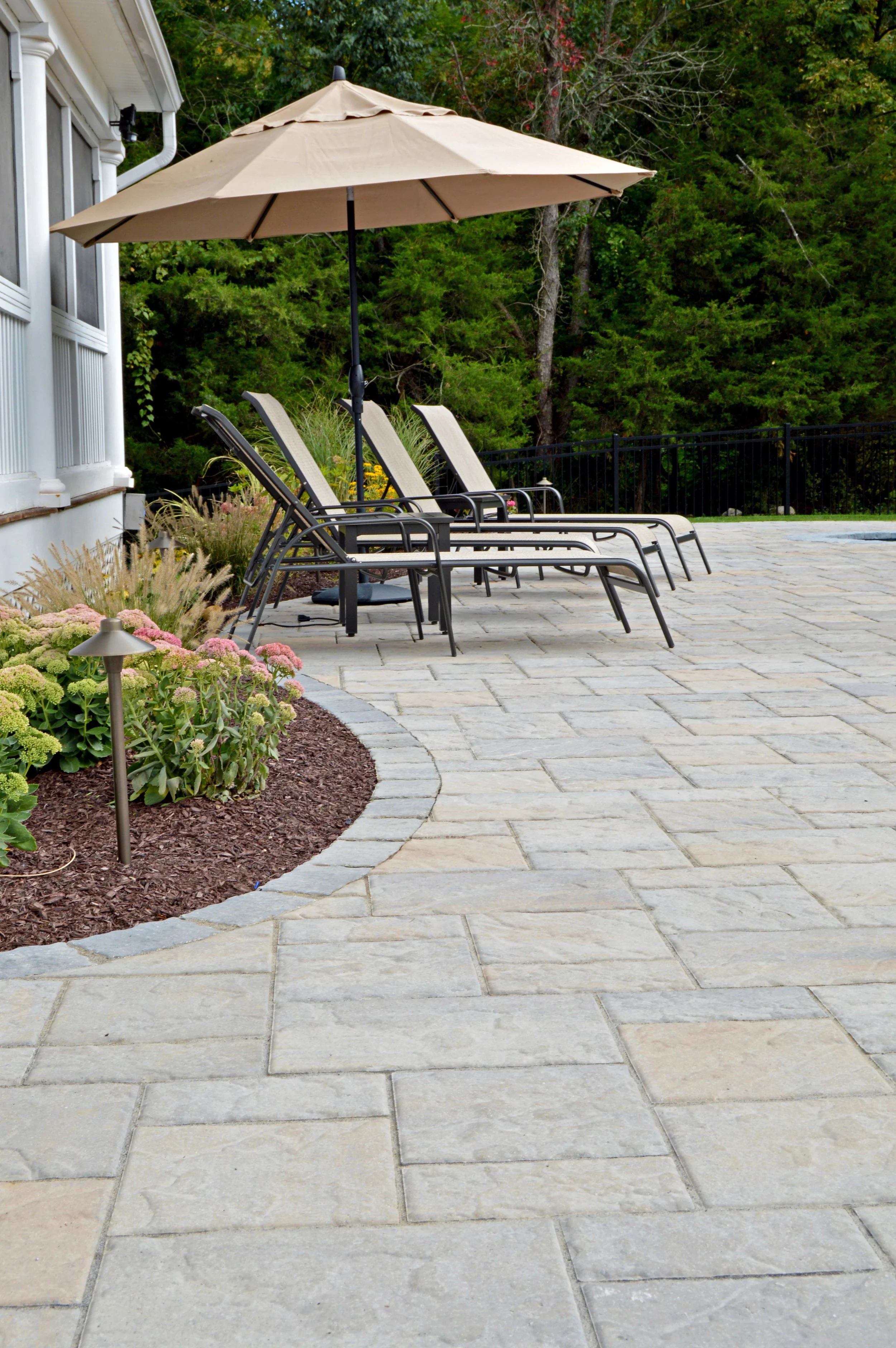 pavers and natural stone entrance in Goshen, NY