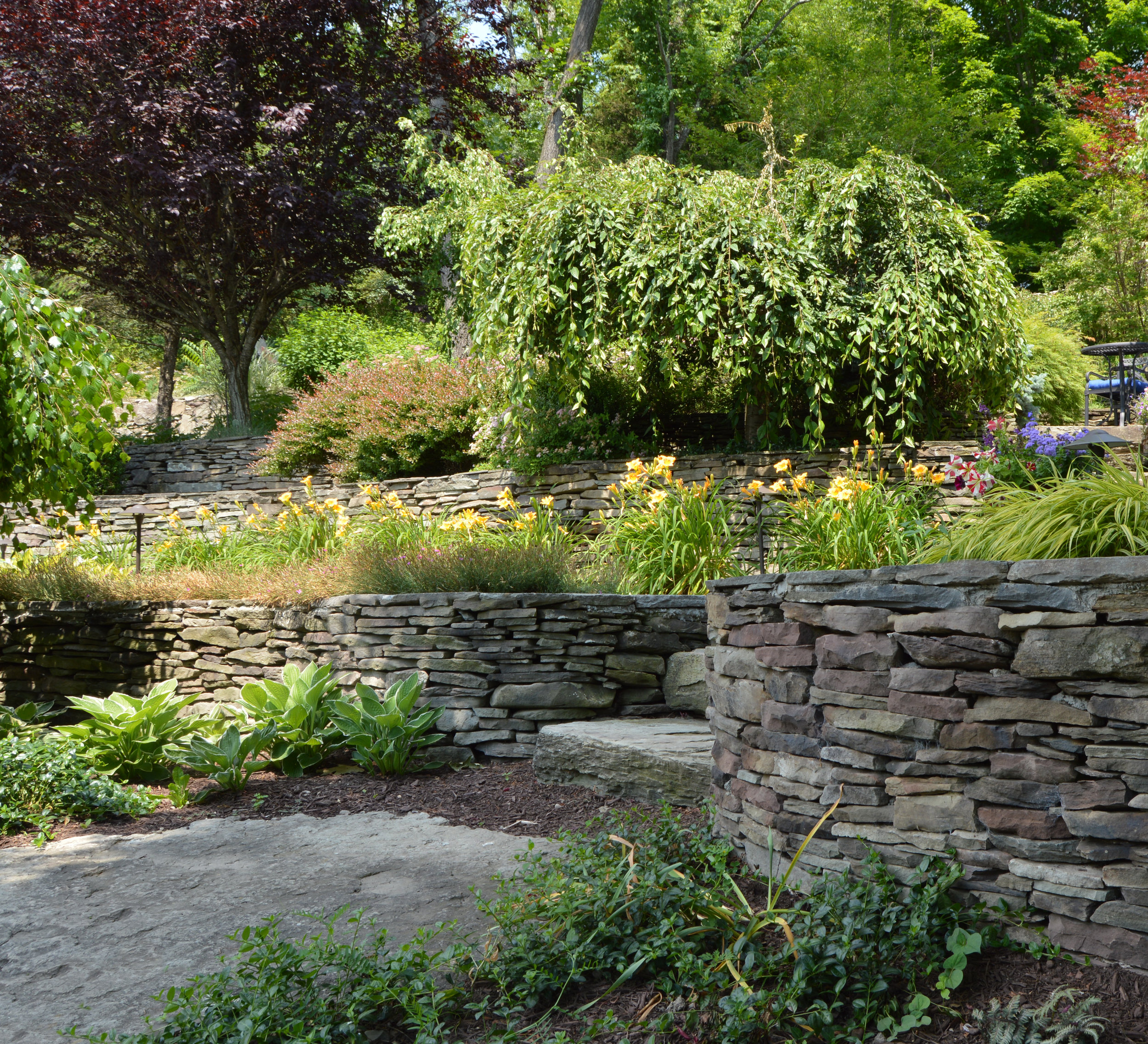 Fort Meade Retaining Wall and Garden Wall Construction