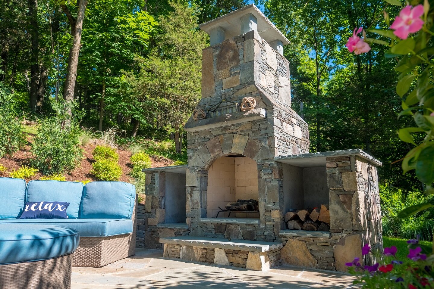 Outdoor fireplace Monroe, New York