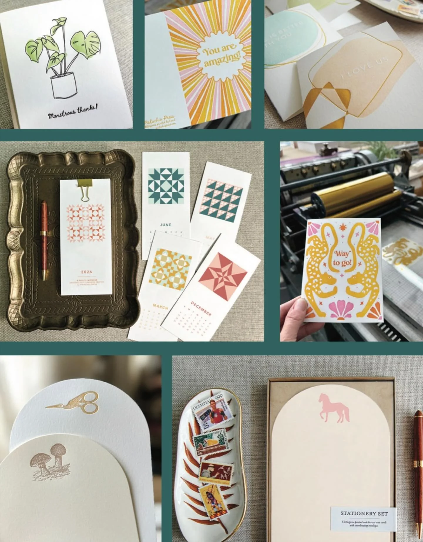 Everything in our shop is 15% off through midnight December 2, no code needed! It&rsquo;s a good time to stock up on cards for the year.