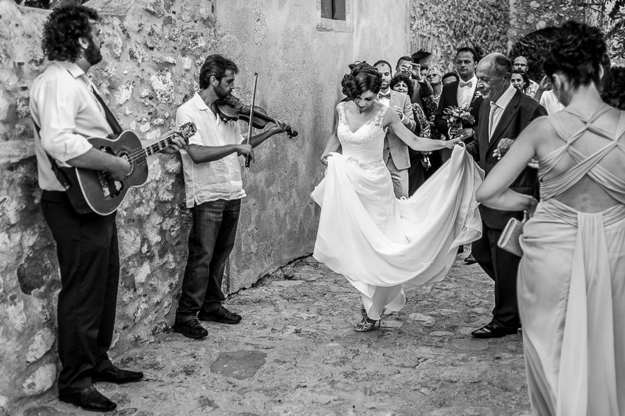 25_Destination_Wedding_in_Monemvasia_bridal_walk_music_on_the_way.jpg