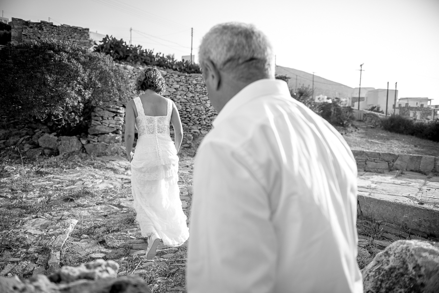 75_Wedding in Folegandros bride going to church.jpg