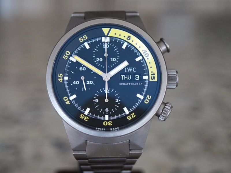 iwc aquatimer chronograph titanium