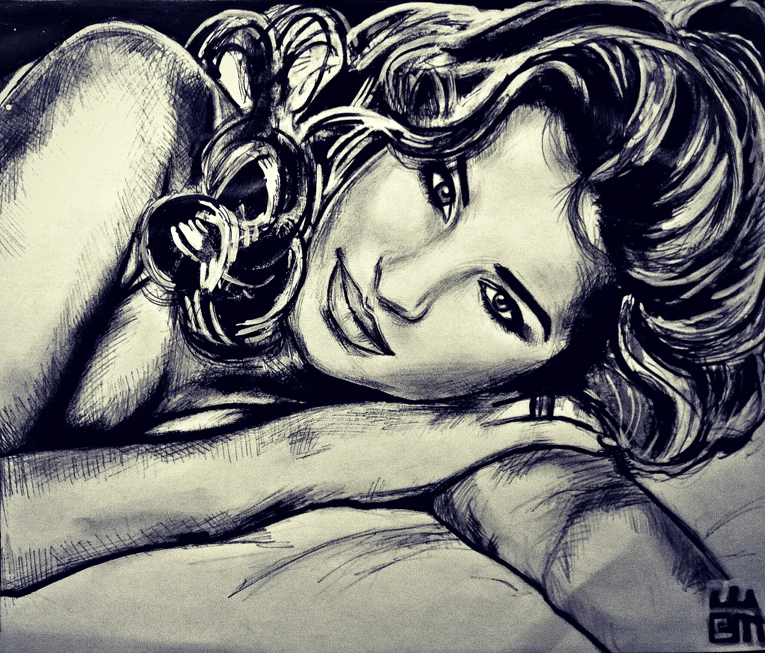 "Tessa Maye Sketch" by Alloyius Mcilwaine
