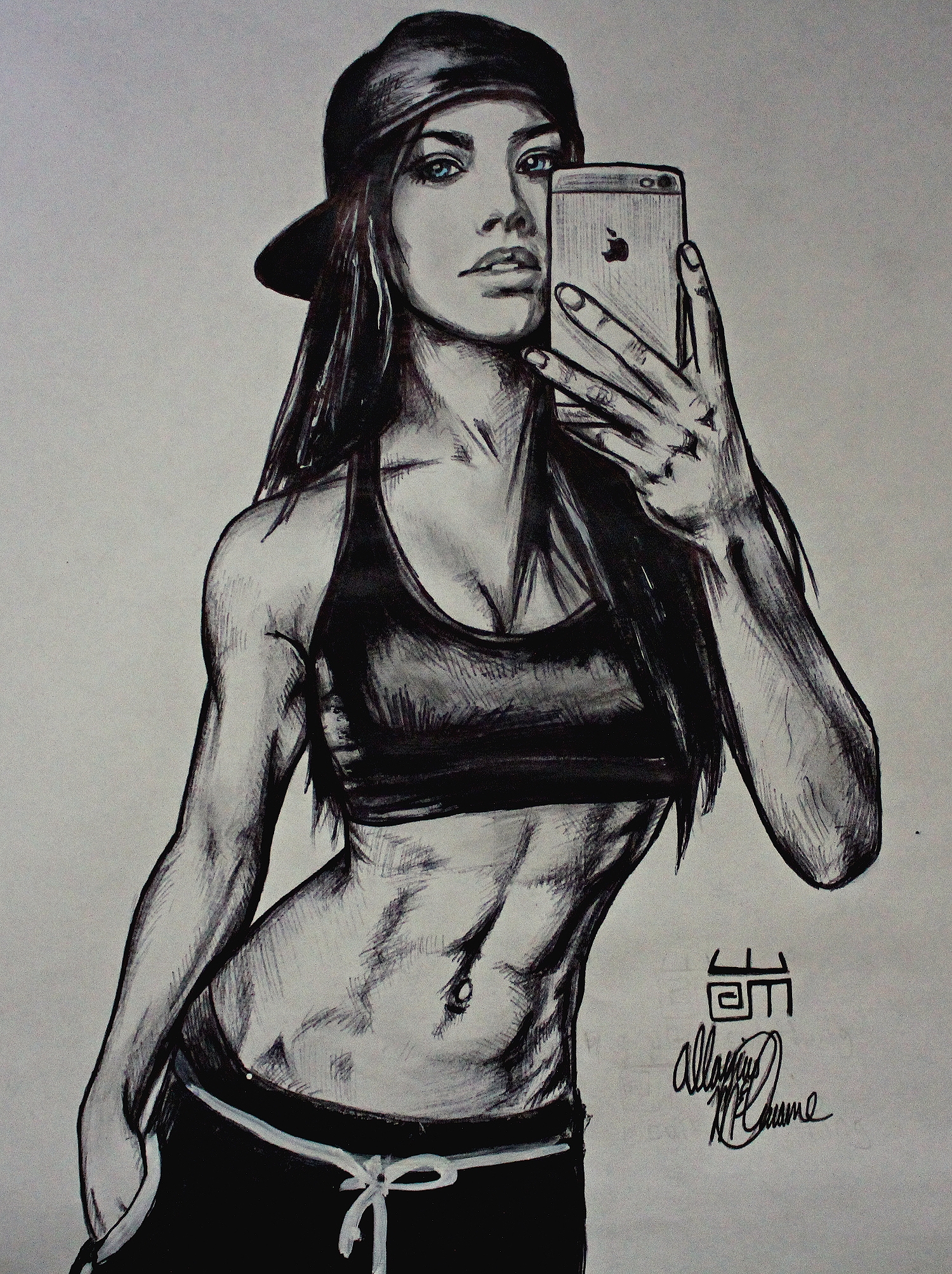 "Stephanie Davis Sketch" by Alloyius Mcilwaine