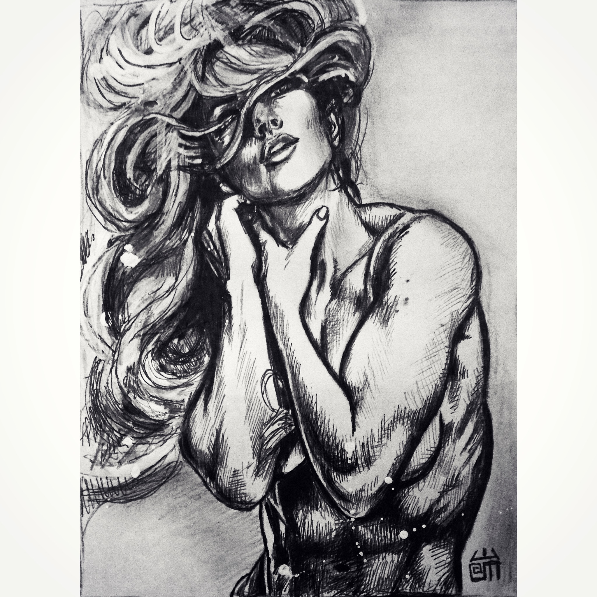 "Paige Hathaway Sketch #2" by Alloyius Mcilwaine
