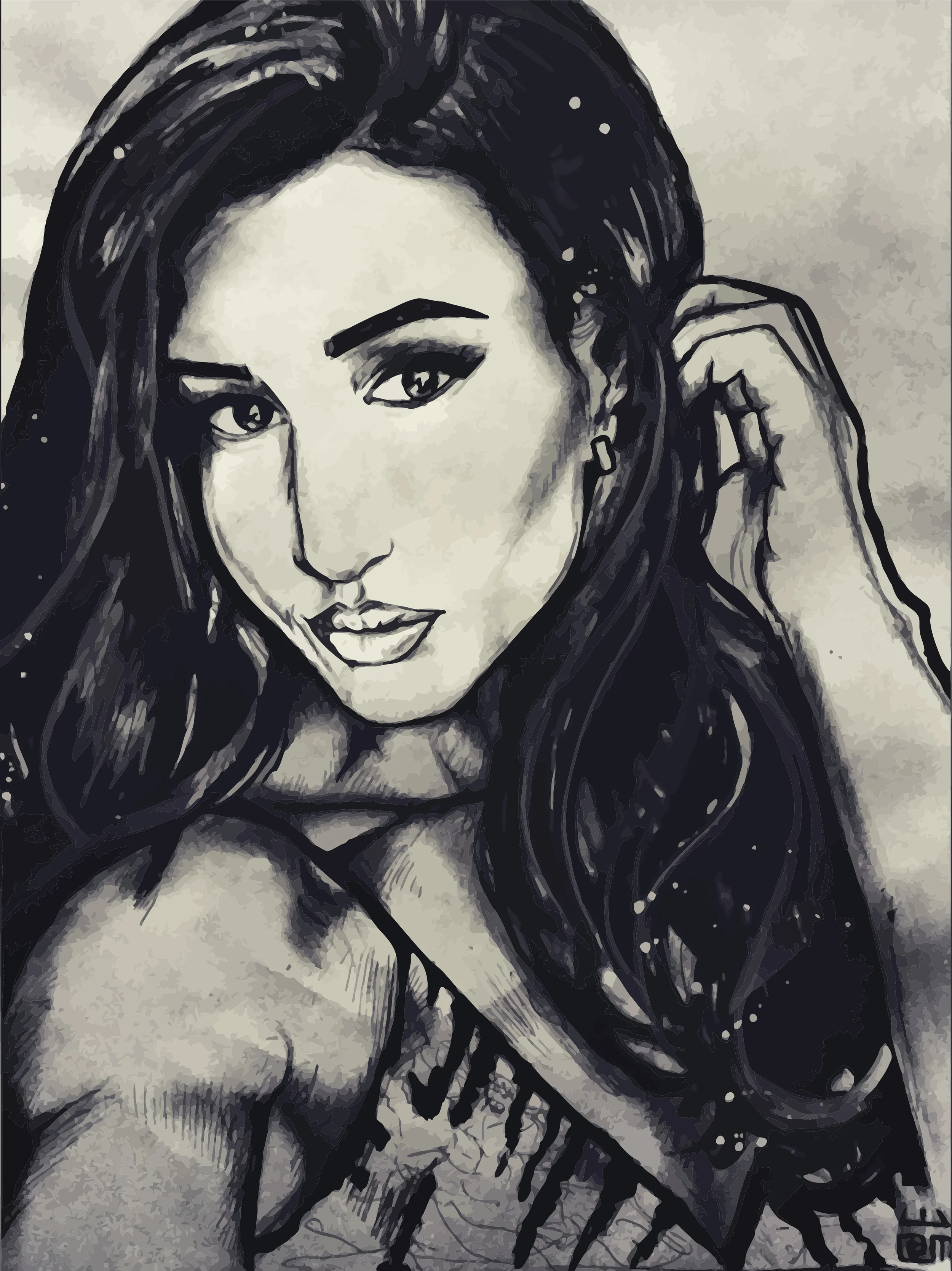 "Ashley Marie Gallo" Sketch by Alloyius Mcilwaine