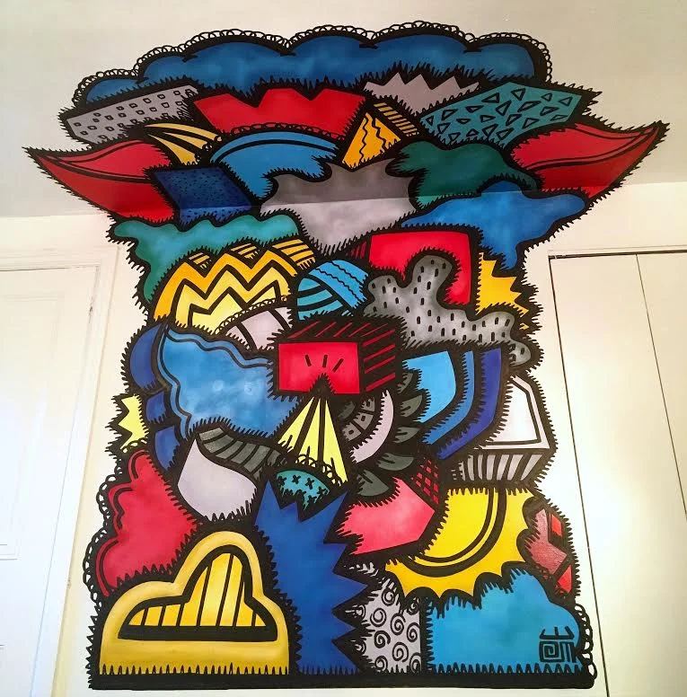 "PM 27" Mural by Alloyius Mcilwaine